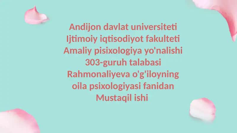 Muhabbat psixologiyasi