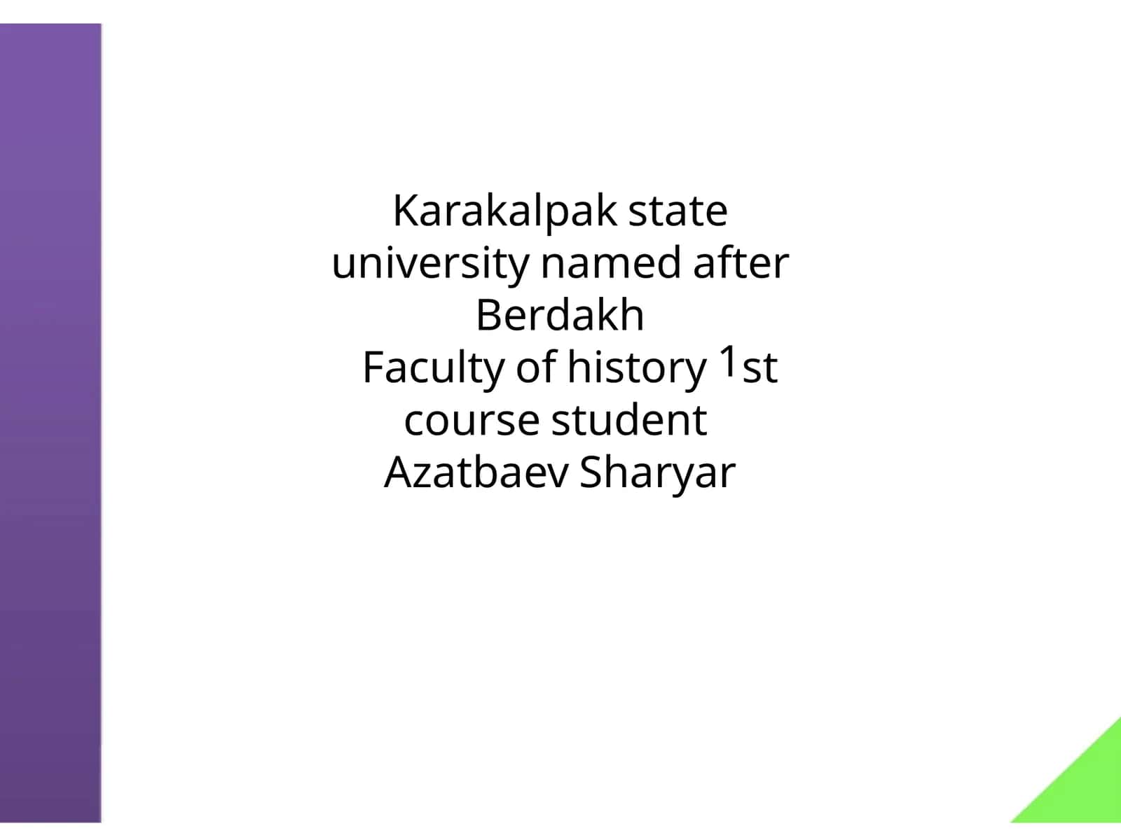 Karakalpak state university named after Berdakh