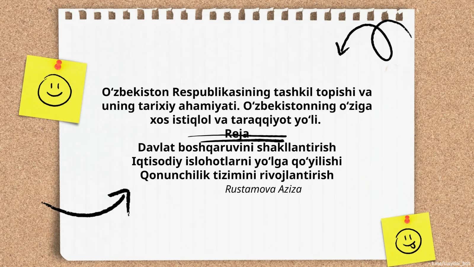 Oʻzbekiston Respublikasining tashkil topishi va uning tarixiy ahamiyati