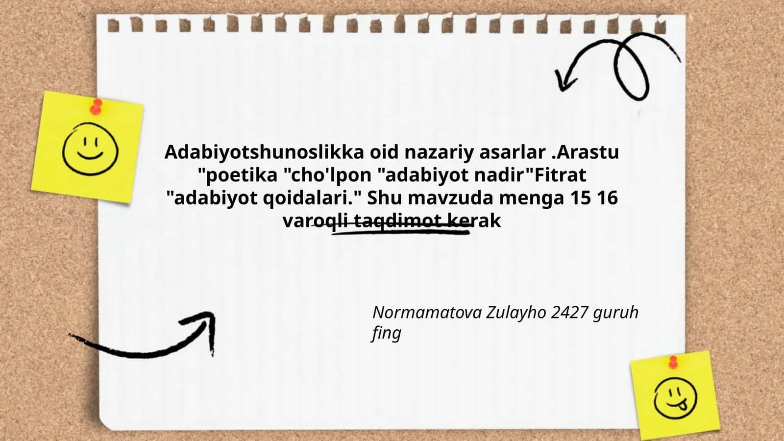 Adabiyotshunoslikka oid nazariy asarlar