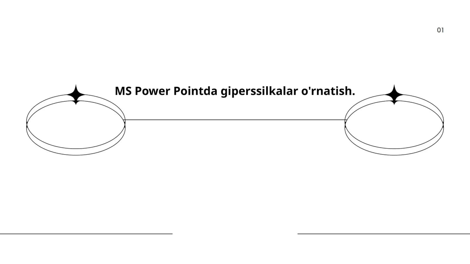 Microsoft PowerPointda giperssilkalar o'rnatish