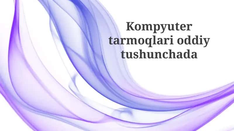 Kompyutertarmoqlari odobiy tushunchada
