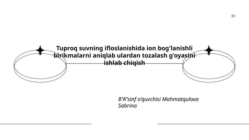 Iyon bog'lanishli birikmalarning tuproq suvning ifloslanishida qobiliyati