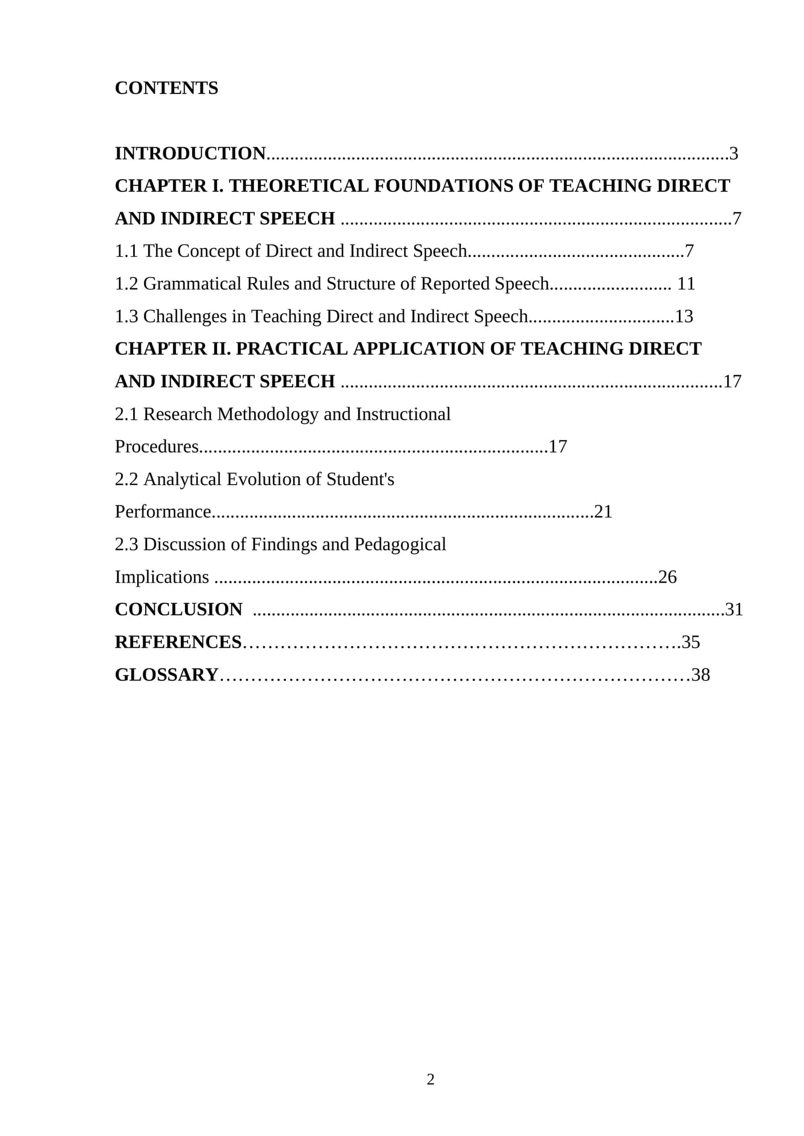 Theoretical Foundations of Teaching Direct and Indirect Speech