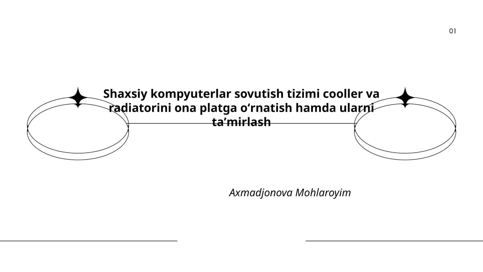 Shaxsiy kompyuterlar sovutish tizimi cooller va radiatorini ona platga oʻrnatish hamda ularni taʼmirlash