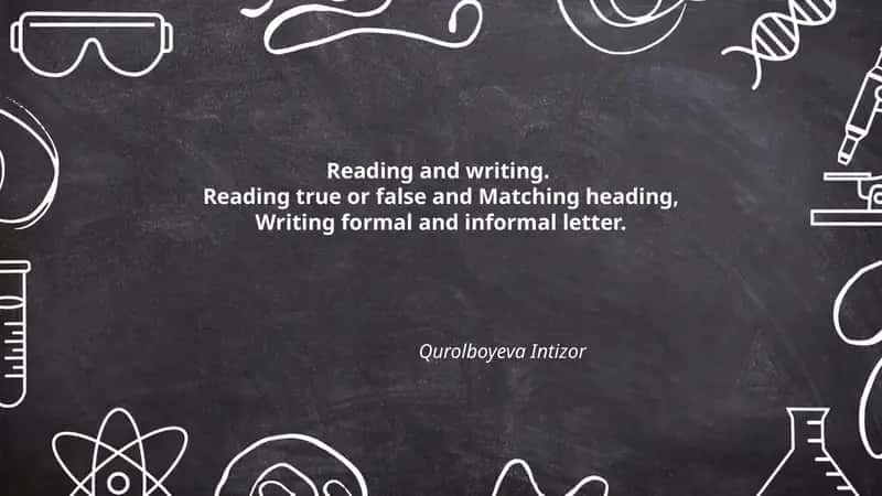 Reading and Writing