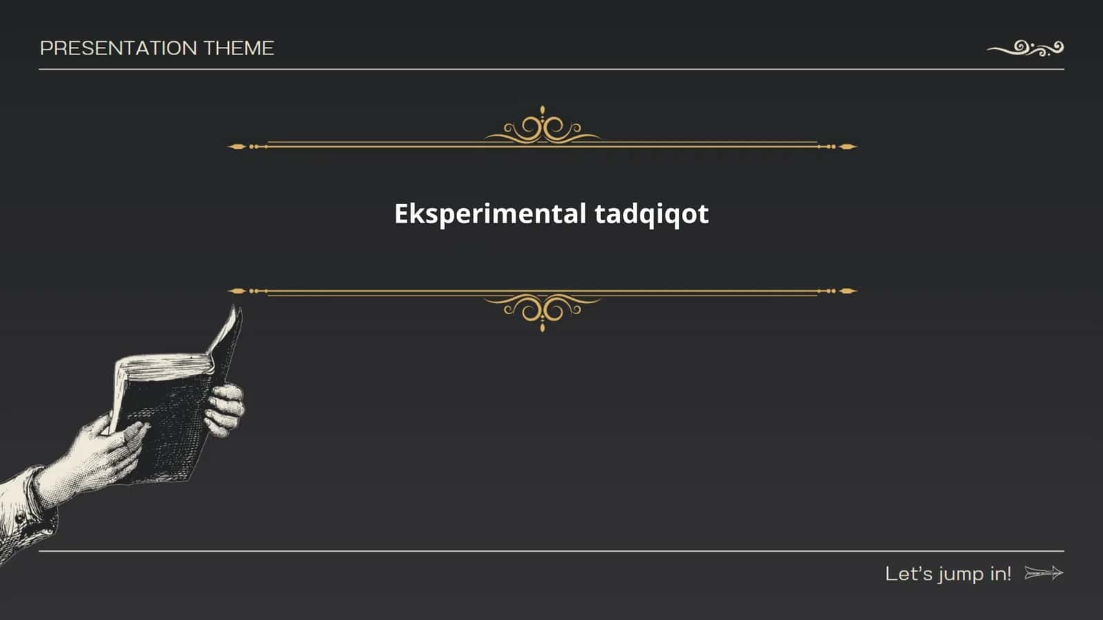 Eksperimental tadqiqot