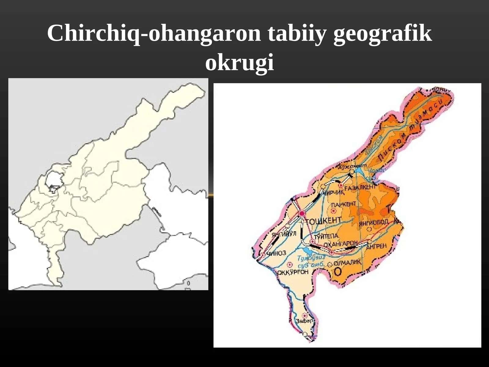 Chirchiq-Ohangaron tabiiy geografik okrugi