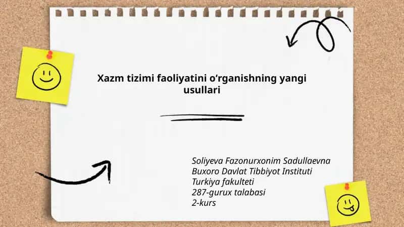 Xazm tizimi faoliyatini oʻrganishning yangi usullari