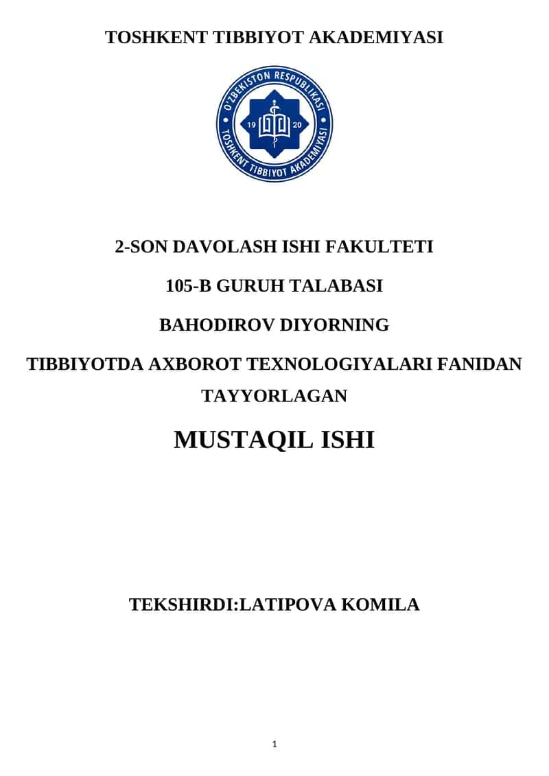 WEB TEXNALOGIYALAR ASOSLARI. HTML TILLARI