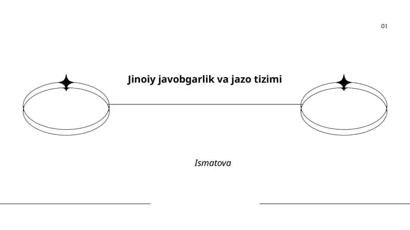 Jinoiy javobgarlik va jazo tizimi