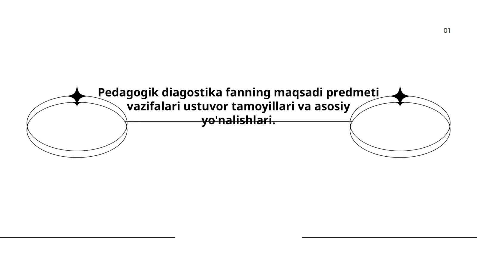 Pedagogik diagostika fanning maqsadi predmeti vazifalari ustuvor tamoyillari va asosiy yo'nalishlari