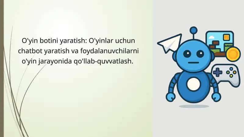 O'yin botini yaratish