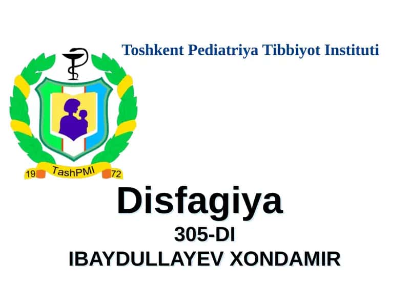 Disfagiya