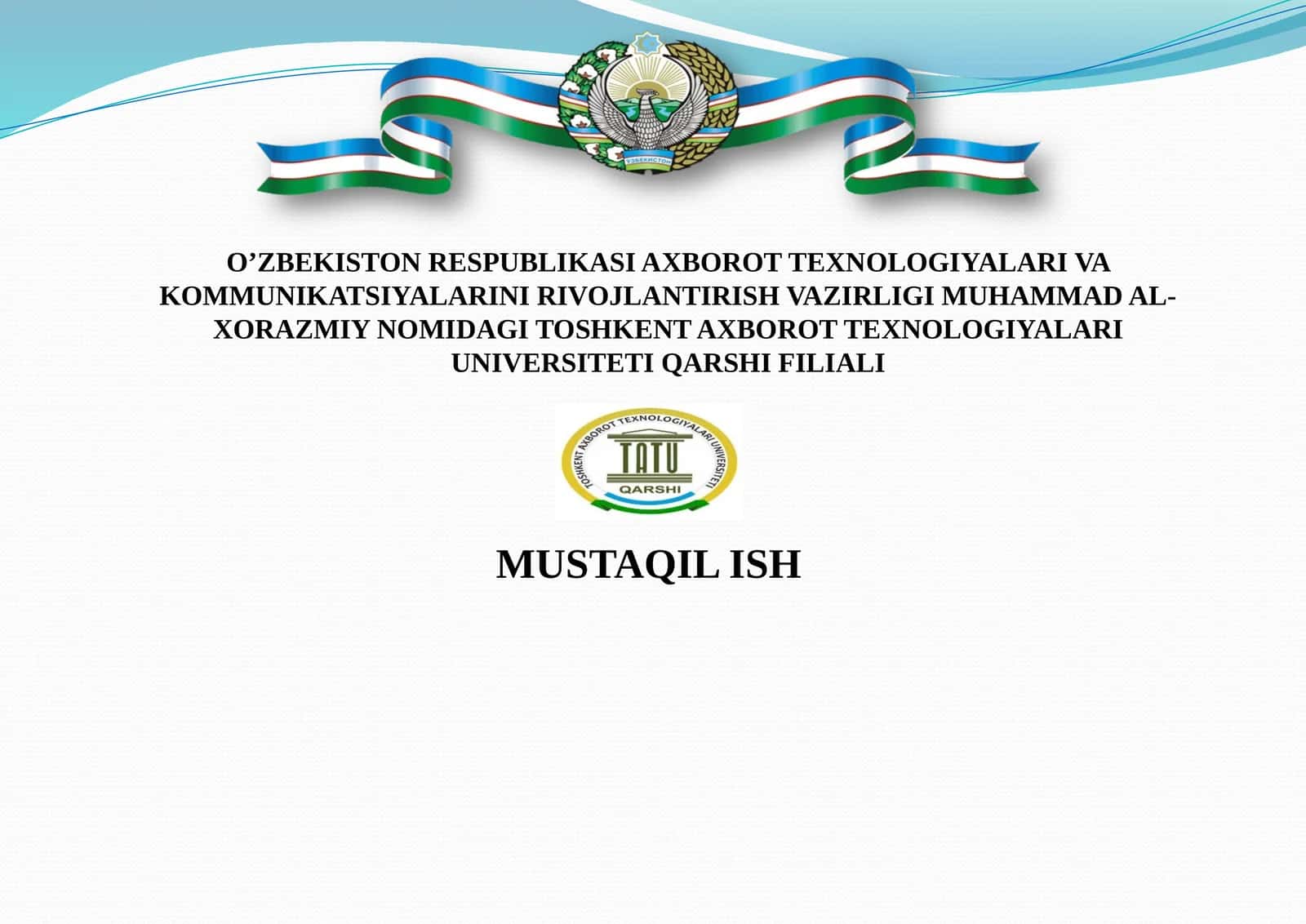 Ma’lumotlar va bulutdagi ma’lumotlar bazasini tarmoqda saqlash