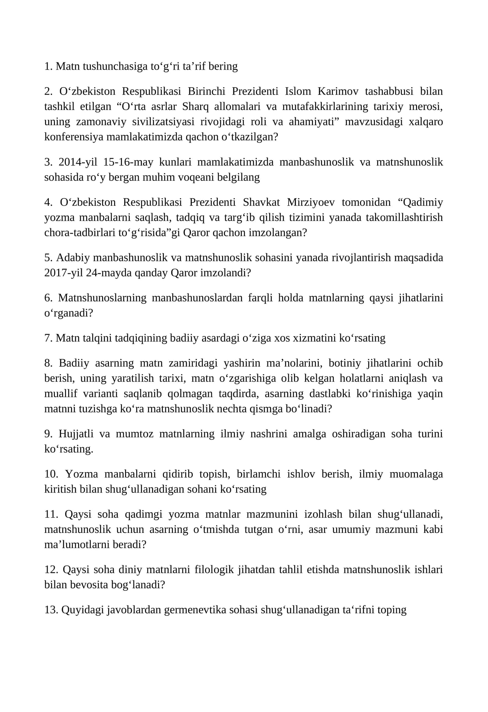 O‘zbekiston Respublikasi Birinchi Prezidenti Islom Karimov tashabbusi bilan tashkil etilgan “O‘rta asrlar Sharq allomalari va mutafakkirlarining tarixiy merosi, uning zamonaviy sivilizatsiyasi rivojidagi roli va ahamiyati” mavzusidagi xalqaro konferensiya