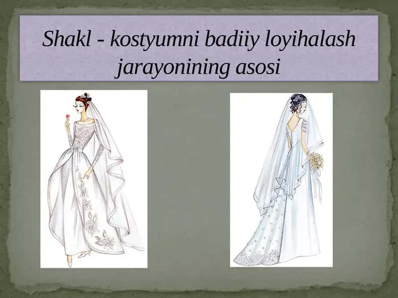 Shakl-kostyumni badiiy loyihalash jarayonining asosi