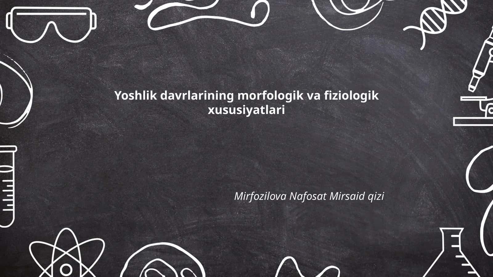 O'smirlik davrida gormonal o'zgarishlar