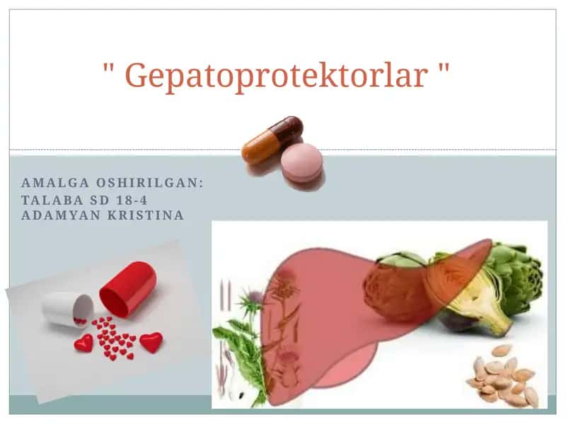 Gepatoprotektorlar