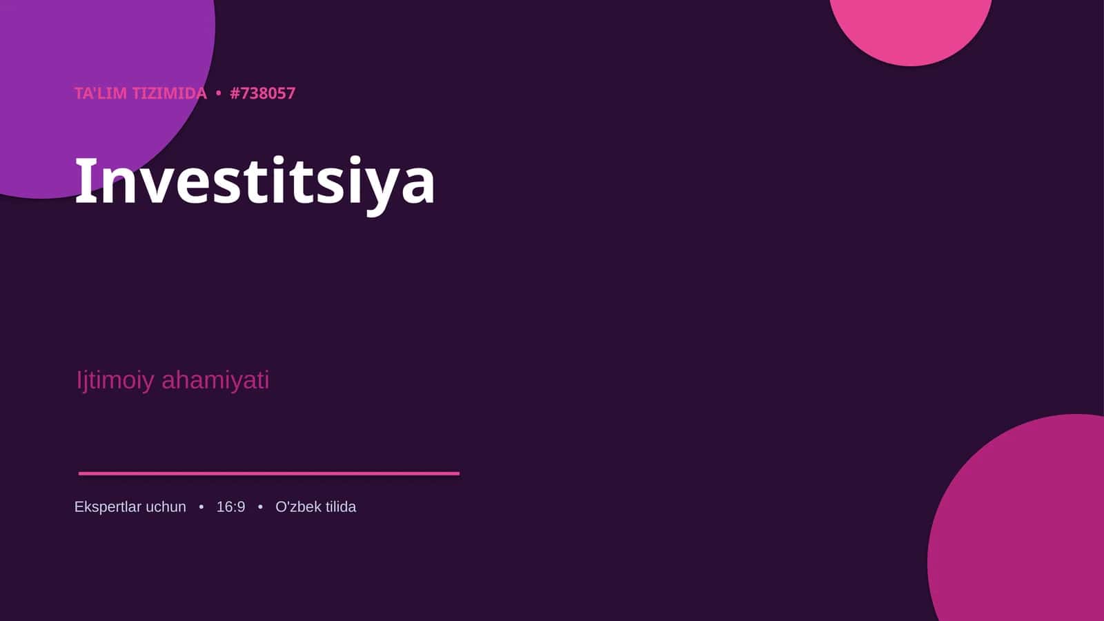 Investitsiya