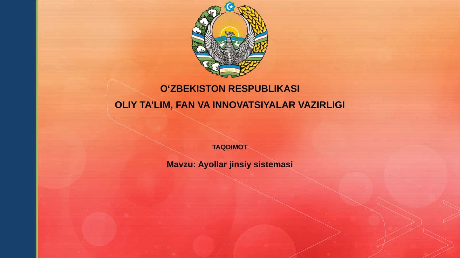 Ayollar jinsiy sistemasi
