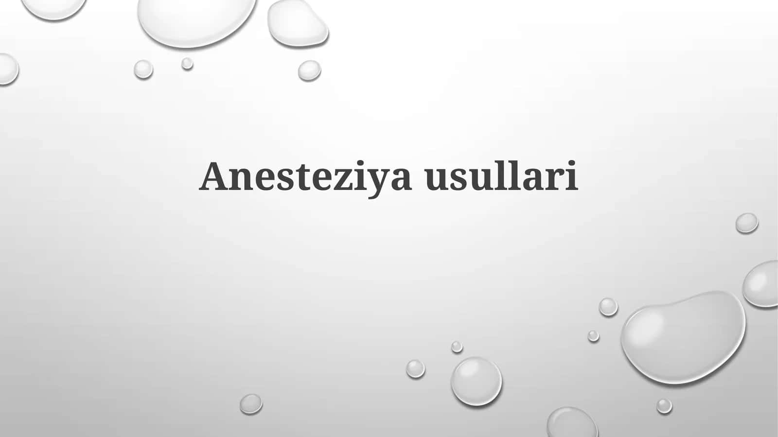 Anesteziyausullari