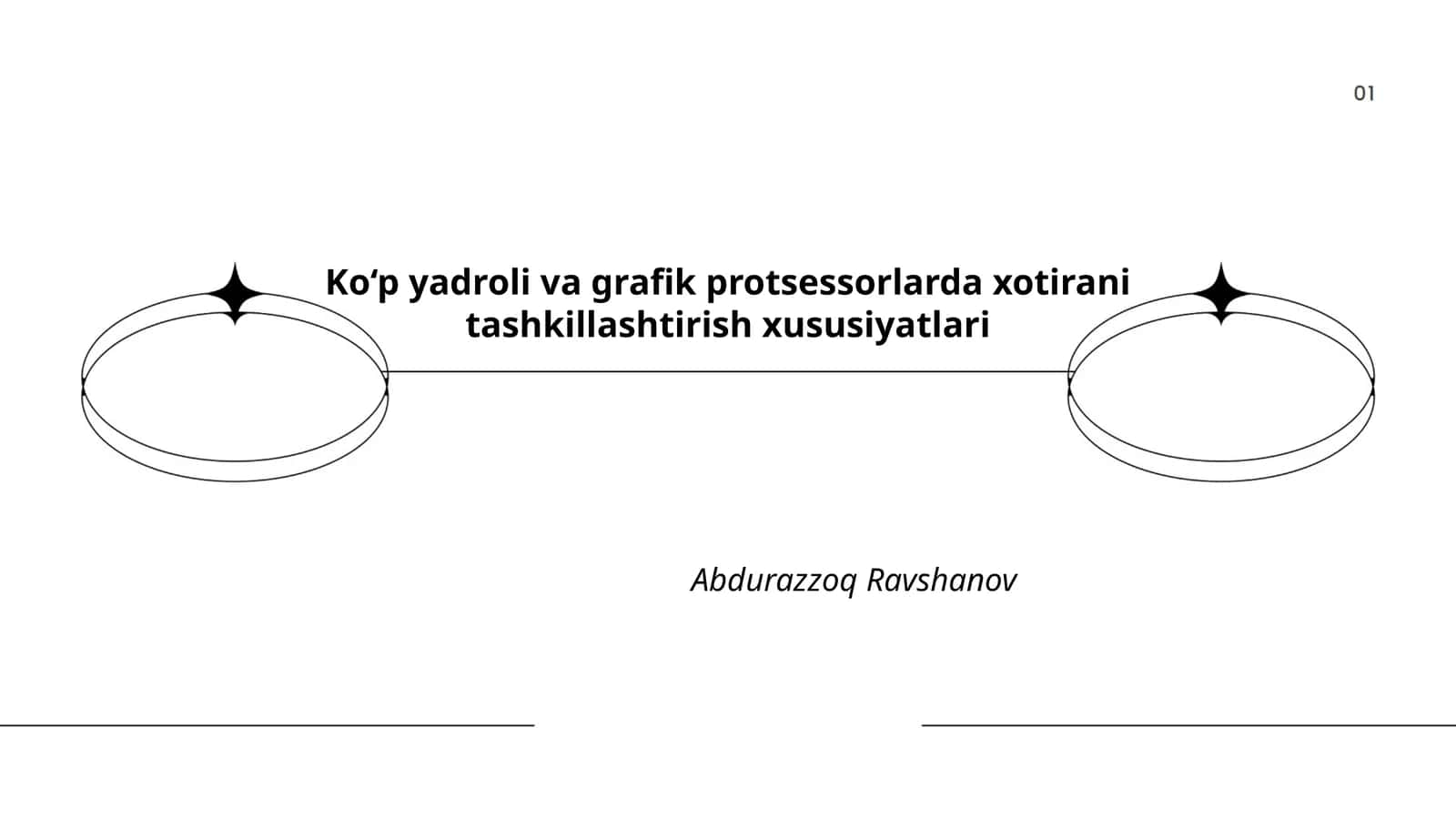 Ko‘p yadroli va grafik protsessorlarda xotirani tashkillashtirish xususiyatlari