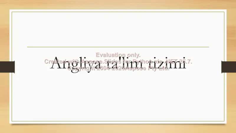 Angliya ta'lim tizimi