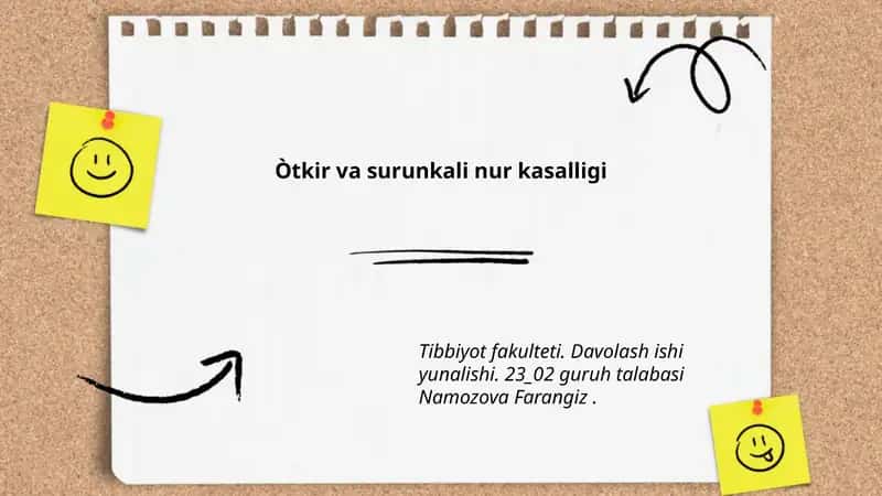 Òtkir va surunkali nur kasalligi