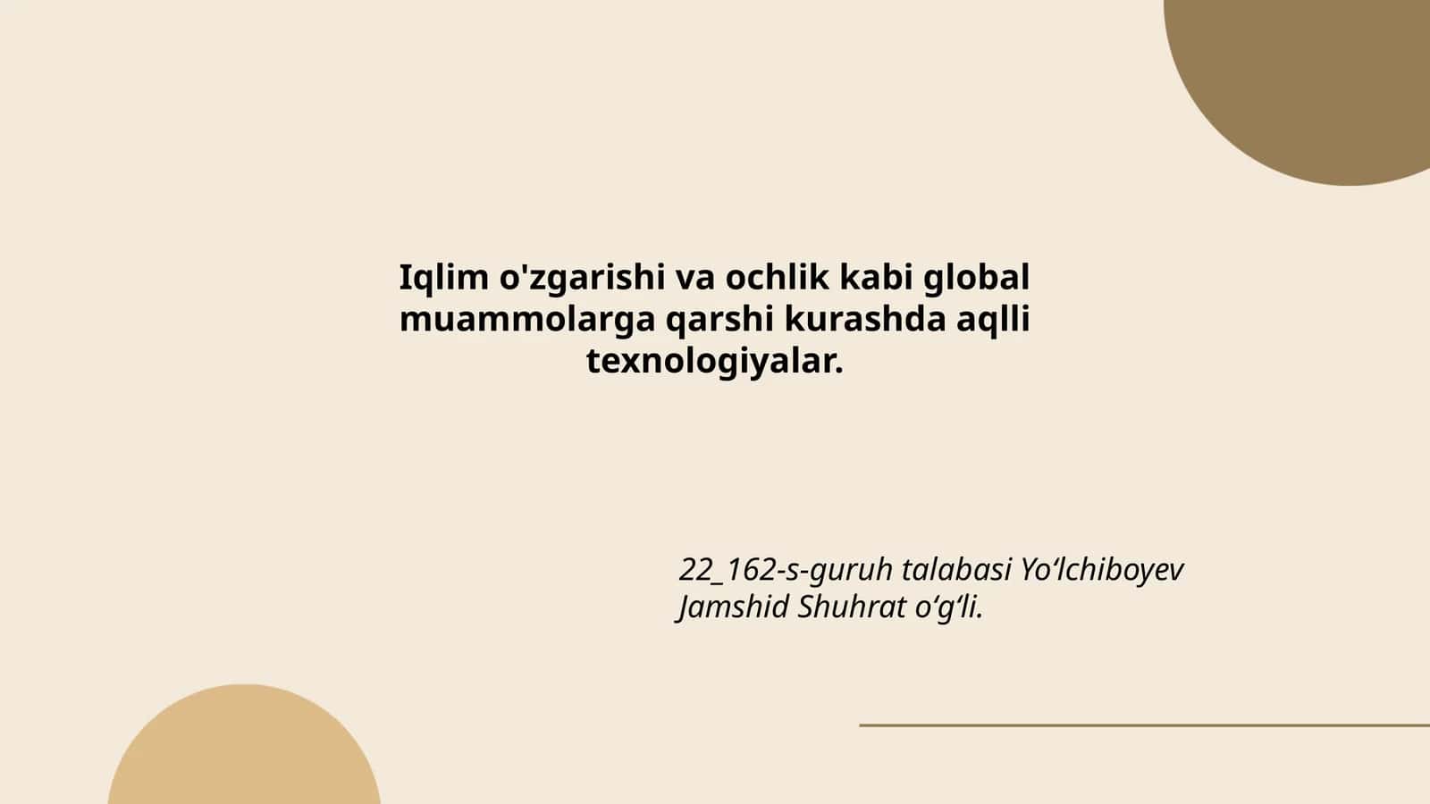 Aqlli irrigatsiya tizimlari va suv resurslarini tejash