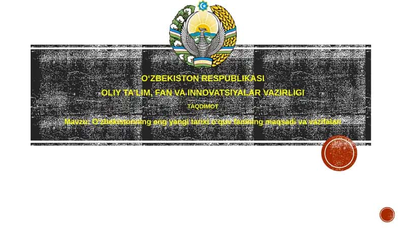 Oʻzbekistonning eng yangi tarixi