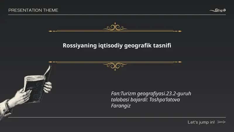 Rossiyaning iqtisodiy geografik tasnifi