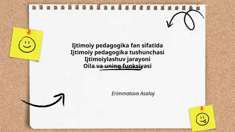 Ijtimoiy pedagogika fan sifatida