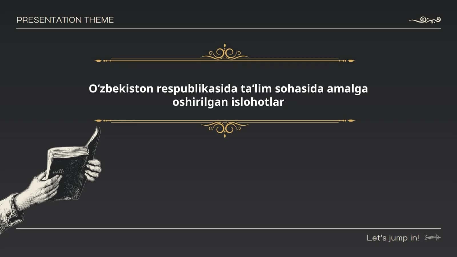 Ta'lim sohasidagi islohotlar