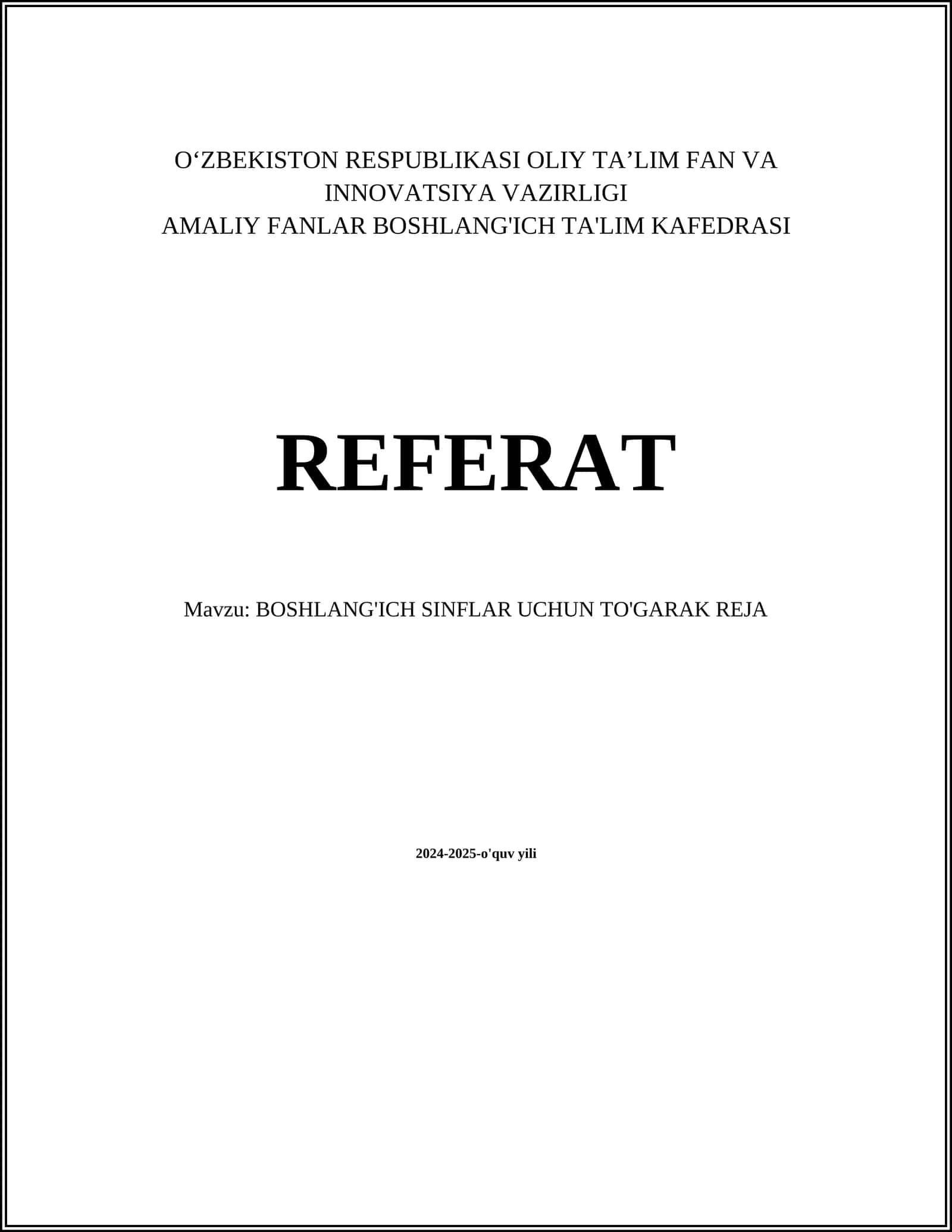 Matematika asoslari