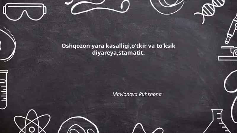 Oshqozon yara kasalligi