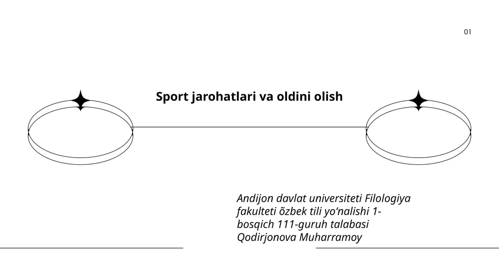 Sport jarohatlari va oldini olish