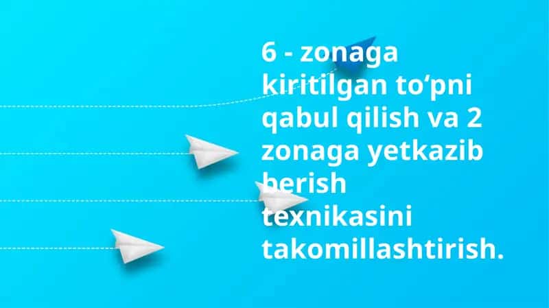 6-zonagakiritilganto‘pniqabulqilishva2zonagayetkazibberishtexnikasinitakomillashtirish