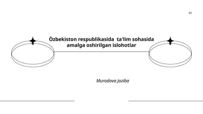 Ta'lim tizimini modernizatsiyalash va ta'lim dasturlarini yangilash