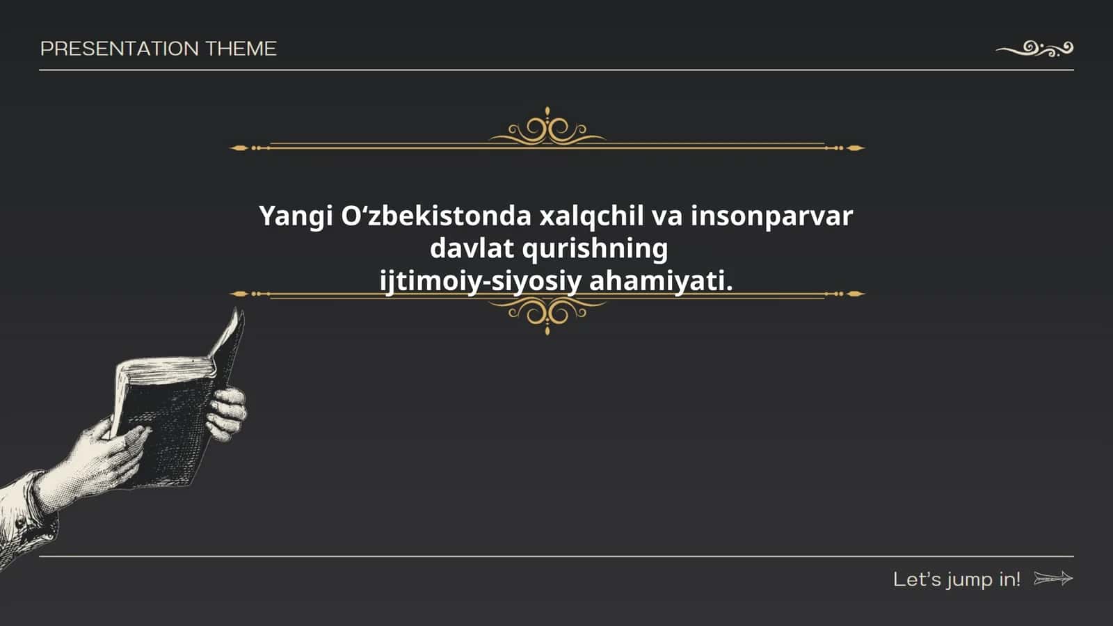 Yangi O‘zbekistonda xalqchil va insonparvar davlat qurishning ijtimoiy-siyosiy ahamiyati
