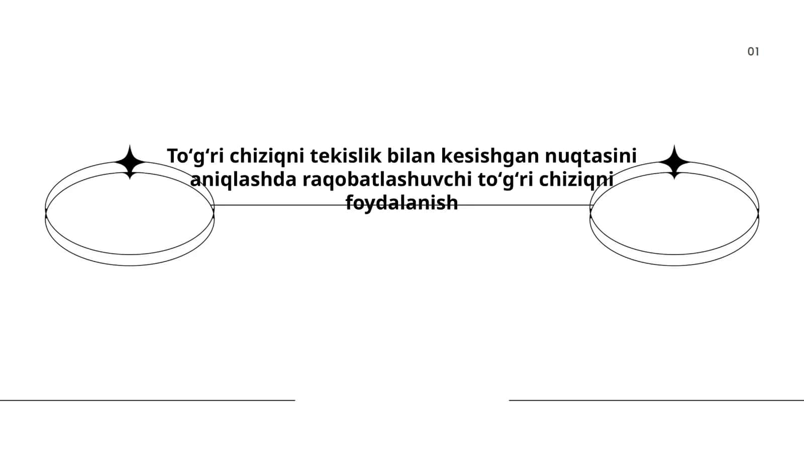 Toʻgʻri chiziq tenglamalari asoslari