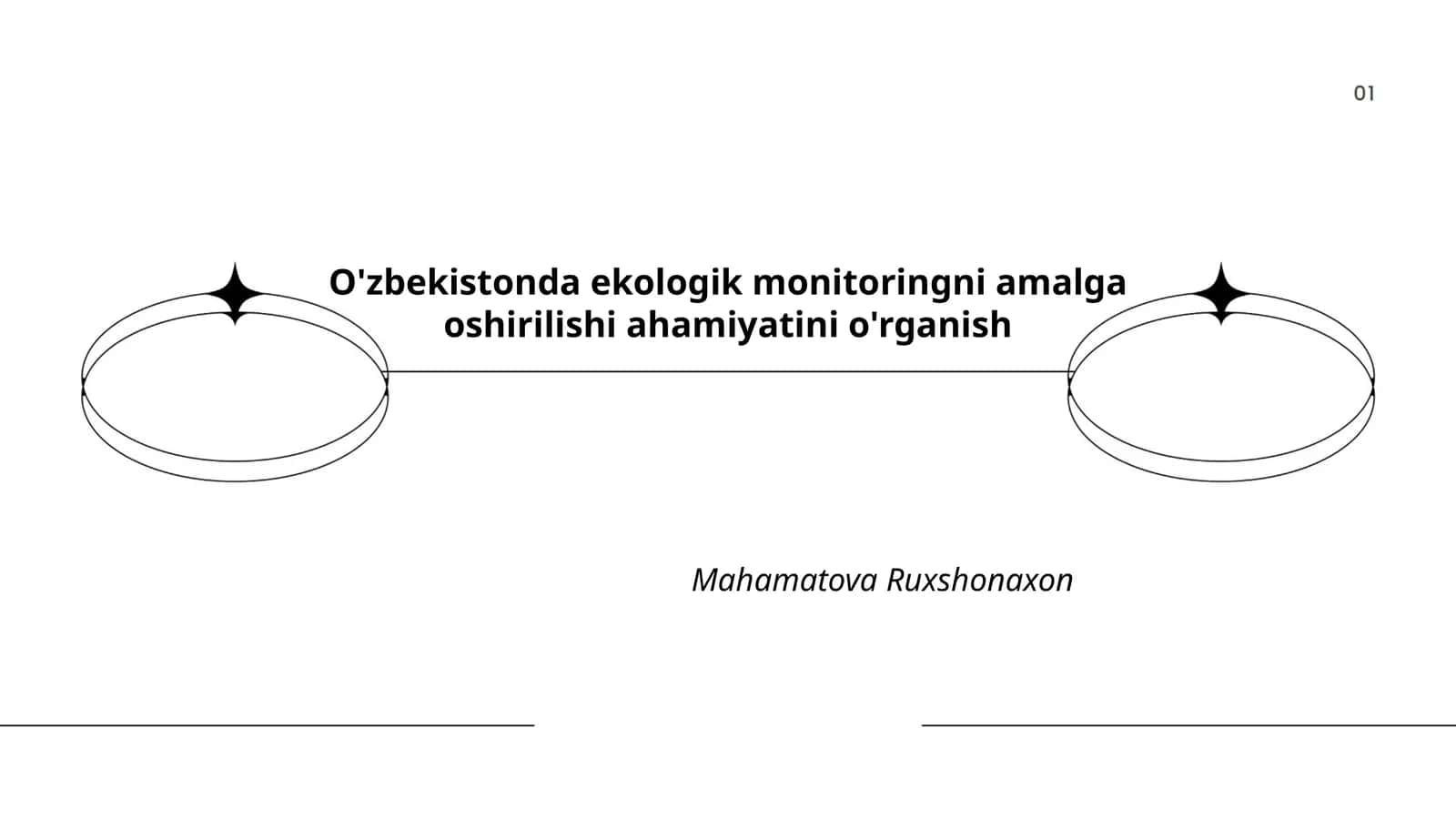 O'zbekistonda ekologik monitoringni amalga oshirilishi ahamiyatini o'rganish