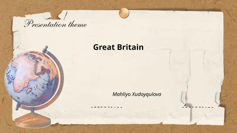 Geography of Great Britain