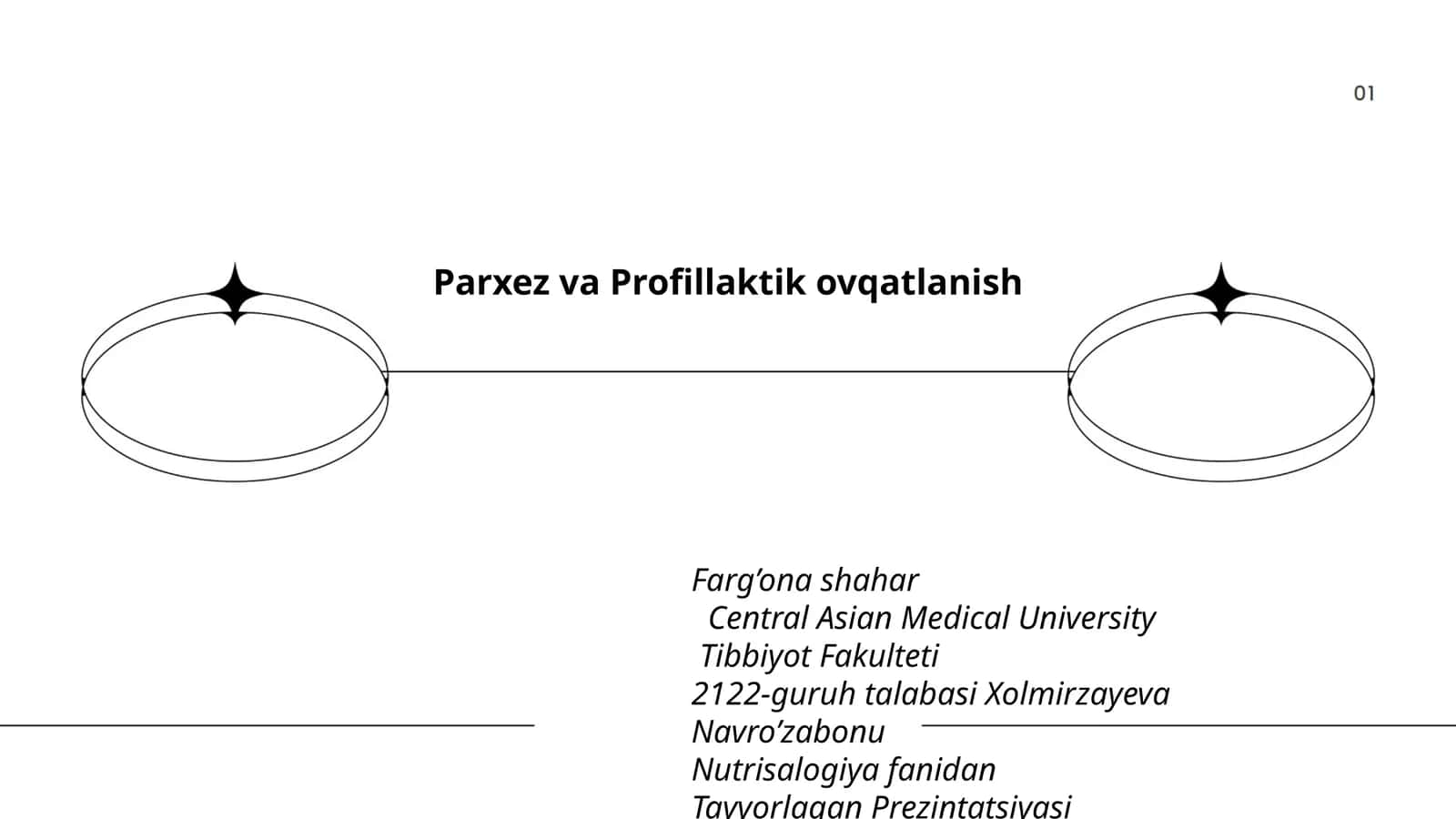 Parxez va Profillaktik ovqatlanish
