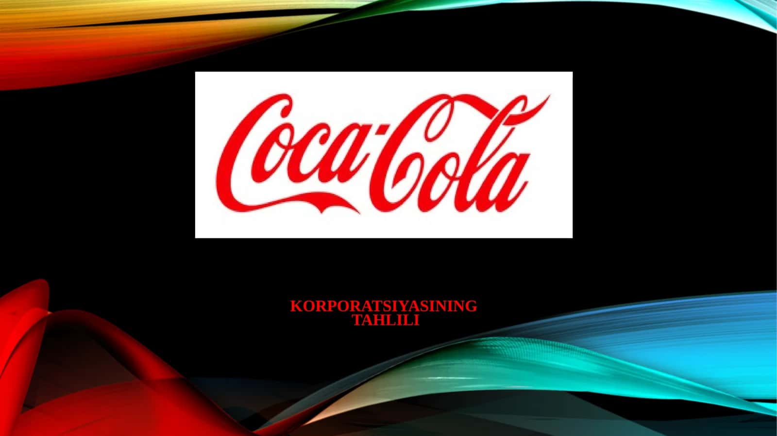 Korporatsiyasining tahlili