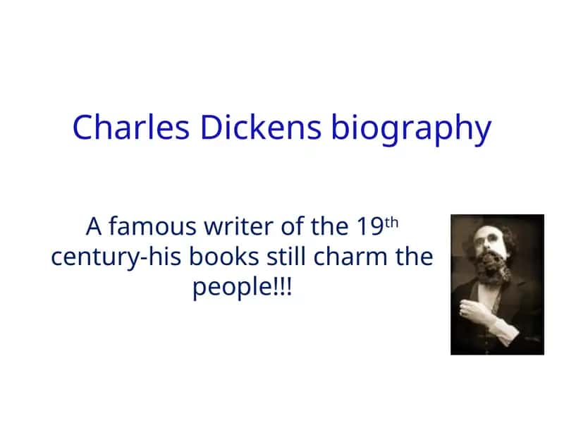 Charles Dickensbiography