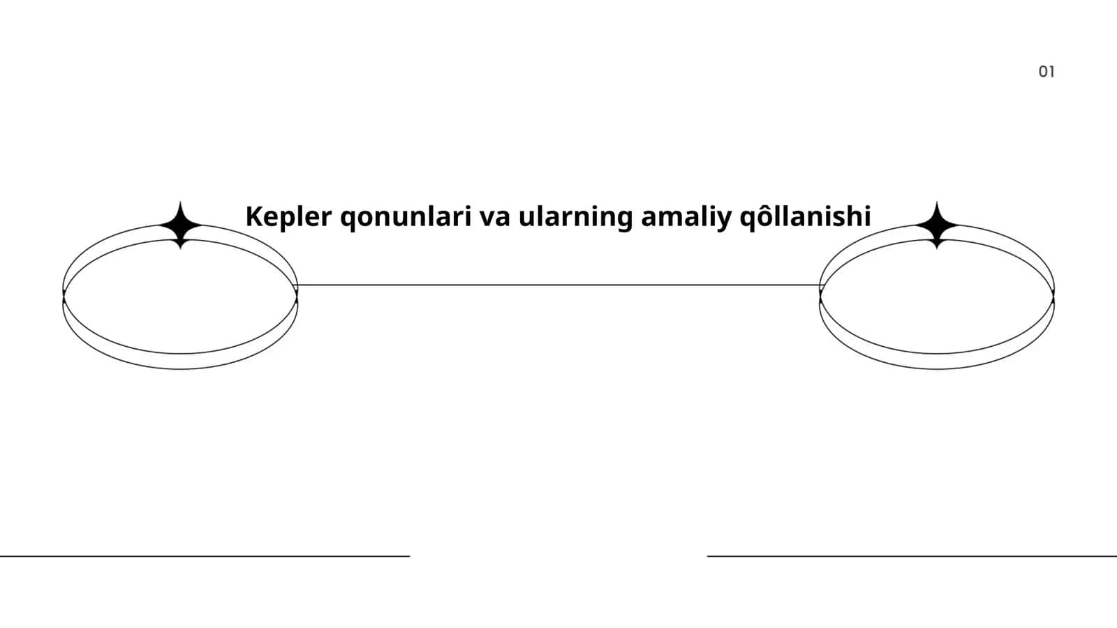 Kepler qonunlari va ularning amaliy qôllanishi