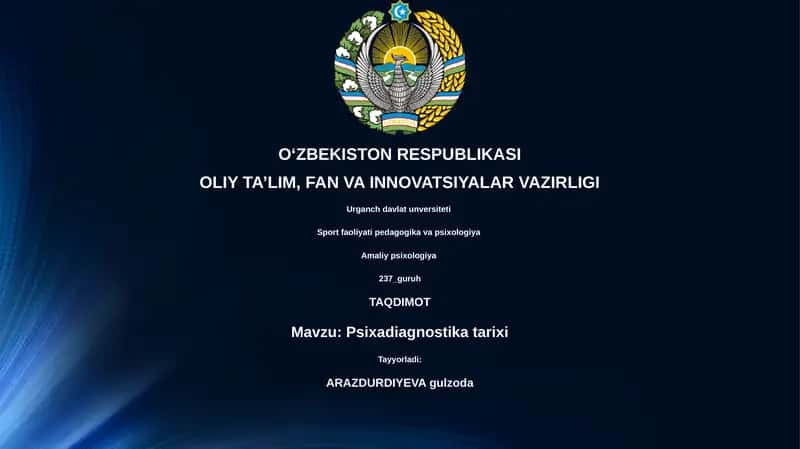 Psixadiagnostika tarixi