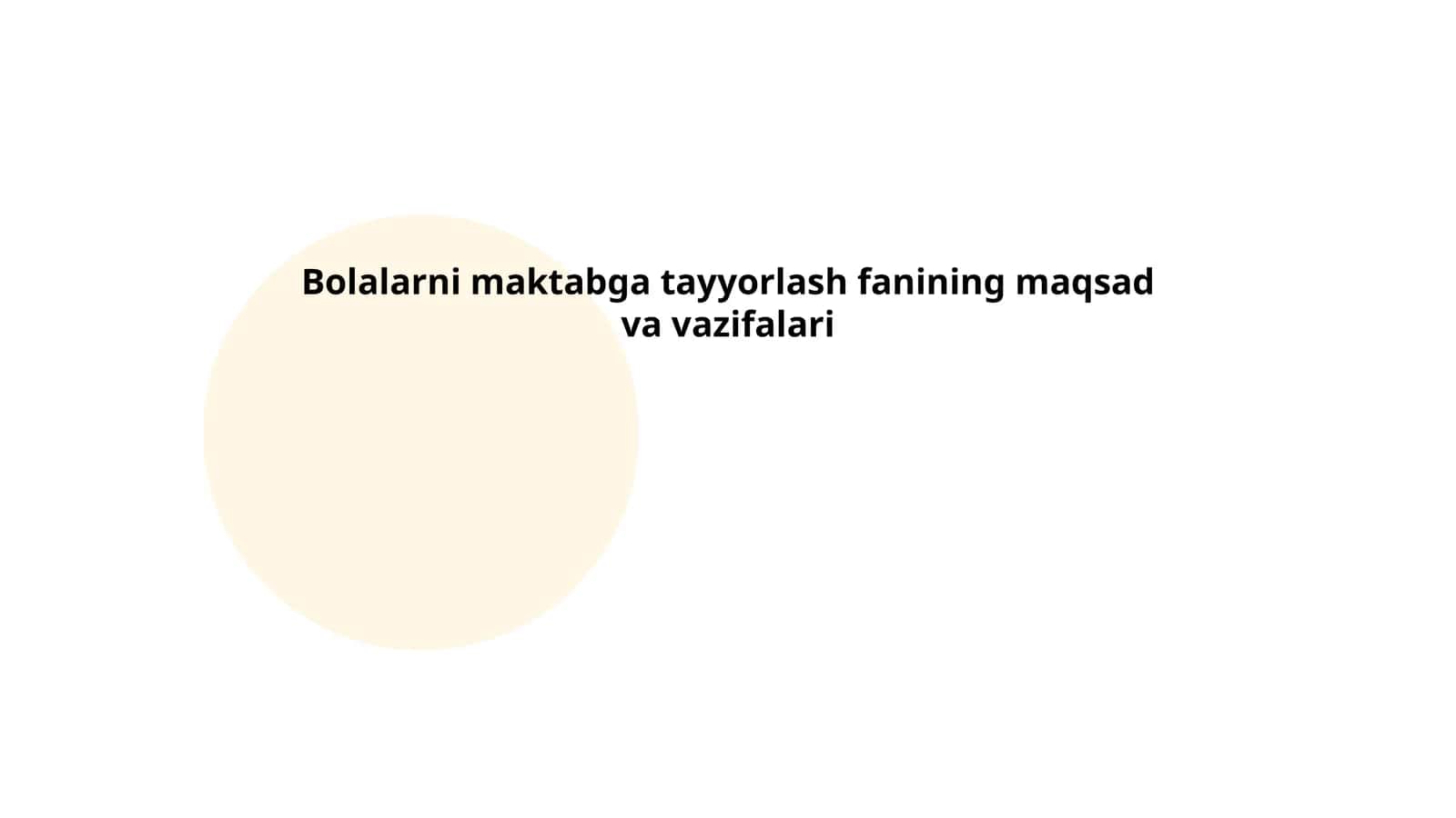 Bolalarni maktabga psixologik tayyorlash