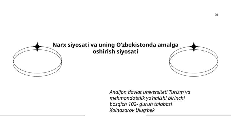 Narx siyosati va uning Oʼzbekistonda amalga oshirish siyosati